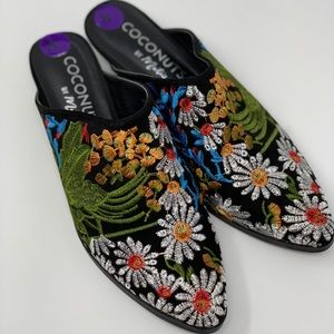Coconuts by Matisse Gorgeous Embroidered Mules